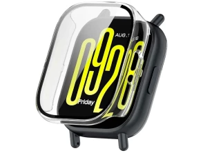 Funda PC + Cristal Templado Xiaomi Redmi Watch 5 Active Transparente - CrocoCase