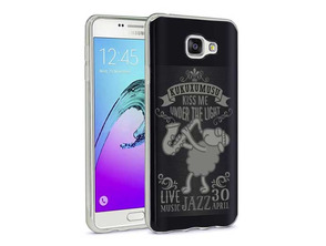 Funda TPU Negra Bildot Sax Samsung Galaxy A3 2017 Kukuxumusu