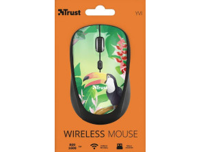 TRUST YVI WIRELESS COMPACT MOUSE TOUCAN (SENSOR OPTICO DE 800 - 1.600 PPP REALES)