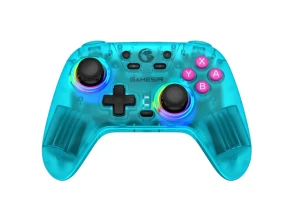 Mando GameSir T4n Nova Azul Neón - Para Nintendo Switch, PC, Smartphone, Tablet, iOS, Android TV Box