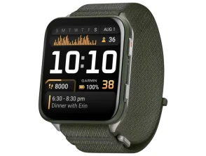 Smartwatch Garmin Venu X1 Verde con Caja de Titanio y Correa de Nailon ComfortFit