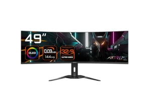 Monitor Gigabyte AORUS CO49DQ 49" Curvo UltraWide OLED WDQHD 144 Hz FreeSync Premium Pro Negro