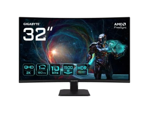 Monitor PC GIGABYTE GS32QCA 32" Quad HD LED 180 Hz 1 ms FreeSync Negro