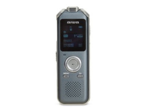 Grabadora de Voz AIWA DVR-M700 16GB 275h LCD Radio MicroSD Batería Litio