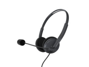 HEADSET ENERGY SIS OFFICE 2+ ANTHRACITE - Auricular Diadema Ajustable Micrófono Retráctil Jack 3.5mm