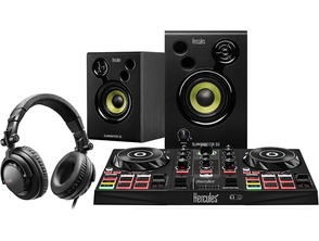 Hercules DJ Learning Kit (Mesa+ Altavoces + Auriculares)