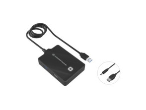 HUB USB 2.0 y 3.0 CONCEPTRONIC HUBBIES10B - 4 Puertos, Cable de 90cm