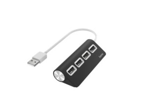 Añadir a la cesta HUB USB 2.0 Hama Negro 4 Puertos 480Mbits HUB USB 2.0 Hama Negro 4 Puertos 480Mbits