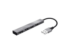 HUB USB 2.0 TRUST HALYX ALUMINIUM A 4xUSB-A 2.0