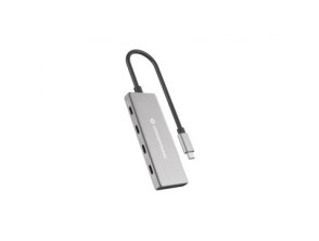 HUB USB 3.2 Gen 2 Conceptronic HUBBIES16G, 4 Puertos 10Gbps, USB-C - 100W USB PD, Aluminio