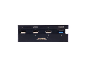 Añadir a la cesta Hub USB 4 Puertos Para PS4 Slim Negro Hub USB 4 Puertos Para PS4 Slim Negro