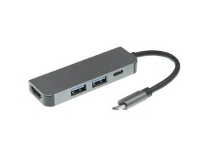 Añadir a la cesta Hub USB BYL-2011 4 en 1 Tipo-C/HDMI+USB 3.0 Gris Hub USB BYL-2011 4 en 1 Tipo-C/HDMI+USB 3.0 Gris