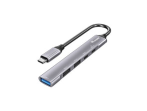 HUB USB-C EQUIP LIFE | 2 Puertos USB 2.0, 1 Puerto USB 3.0, 1 USB-C + 1 USB C Carga HA