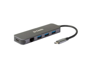 Añadir a la cesta HUB USB-C D-LINK DUB-2334 3xUSB3.0 1xUSB-C PD 60W 1xGb RJ45 HUB USB-C D-LINK DUB-2334 3xUSB3.0 1xUSB-C PD 60W 1xGb RJ45