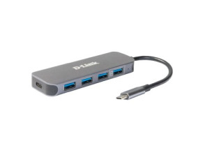 HUB USB-C D-LINK DUB-2340 3xUSB3.0 1xUSB-C PD 60W