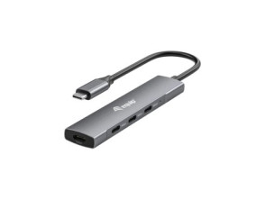 HUB USB-C EQUIP LIFE Gen1 con 4 Puertos USB-C