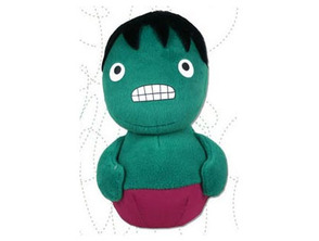 Peluche Bottom Marvel Heroes - Hulk 19 cm