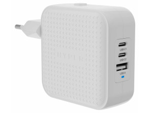 Cargador de viaje HyperJuice 70W USB-C GaN - Blanco