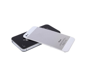 Carcasa trasera iPhone 4S (estilo iPhone 5) Blanco