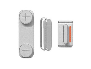 Repuesto Button Set iPhone 5 Plata