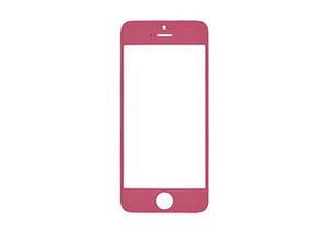 Cristal frontal iPhone 5/5S/5C/SE Rosa