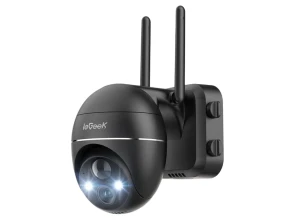 ieGeek ZS-GX1S Cámara de Vigilancia WiFi IP65 3MP/2K Negro