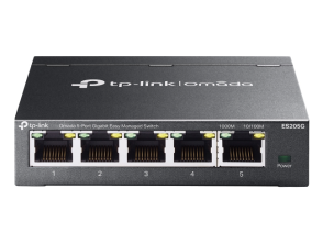 Añadir a la cesta Switch Gestionable TP-Link ES205G Omada 5x RJ45 1Gb Fácil Gestión Carcasa Metálica VLAN QoS Switch Gestionable TP-Link ES205G Omada 5x RJ45 1Gb Fácil Gestión Carcasa Metálica VLAN QoS