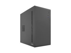 CAJA MICROATX COOLBOX M640C NEGRO 500W CON FUENTE BASIC500GR GPU MAX 300mm 1x3.5 2x2.5