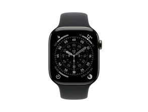APPLE WATCH SERIES 11 TITANIO PIZARRA GPS+CELL 42mm CORREA NEGRA S/M