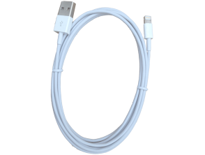 Cable USB Lightning Blanco 2M - Carga y Transfiere Datos - Nanocable