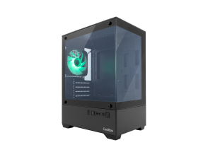 CAJA COOLBOX GM2000 VISION LITE GPU MICROATX NEGRO USB-C 280mm 1x3.5 1x2.5 MAX