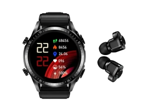 Añadir a la cesta Smartwatch JM03 Negro Correa Silicona Auriculares TWS Smartwatch JM03 Negro Correa Silicona Auriculares TWS