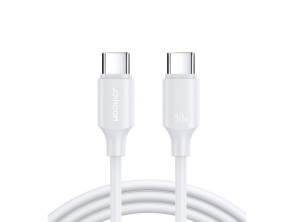 Joyroom Cable USB‑C a USB‑C Blanco, 60 W Carga Rápida 1 m