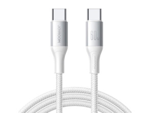 Añadir a la cesta Joyroom Cable USB‑C Blanco, Flash Series 60 W 1 m - Compatibilidad USB‑C a USB‑C Joyroom Cable USB‑C Blanco, Flash Series 60 W 1 m - Compatibilidad USB‑C a USB‑C