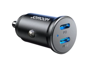 Cargador de coche Joyroom JR-CCN06 Dual USB-C Mini Metal
