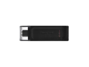 Kingston DataTraveler 70 64GB USB Tipo C 3.2 Gen 1 Negro