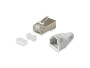 Añadir a la cesta Kit 100 RJ45 Conectores Equip Categoría 6 FTP con Guía y Capuchón Kit 100 RJ45 Conectores Equip Categoría 6 FTP con Guía y Capuchón