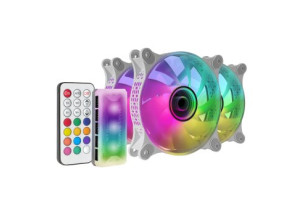Añadir a la cesta Kit Ventilador Interno ARGB Mars Gaming MF-3D White, 12x12cm - Efecto Espejo Infinito Kit Ventilador Interno ARGB Mars Gaming MF-3D White, 12x12cm - Efecto Espejo Infinito