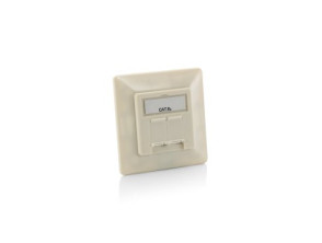 Kit 5 Unidades Roseta CAT6A Empotrar Blanco Perla - Marca EQUIP