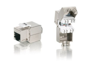 CONECTOR HEMBRA RJ45 FTP CAT6 - KIT 8 UDS PANEL KEYSTONE EQUIP