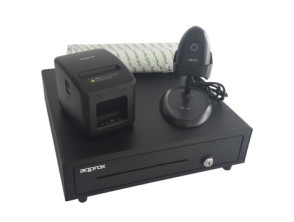 Añadir a la cesta Kit TPV APPROX - Negro Cajon APPCASH01, Scanner APPLS11AS, Impresora POS80AM-USB, Papel CYT8060BPA Kit TPV APPROX - Negro Cajon APPCASH01, Scanner APPLS11AS, Impresora POS80AM-USB, Papel CYT8060BPA