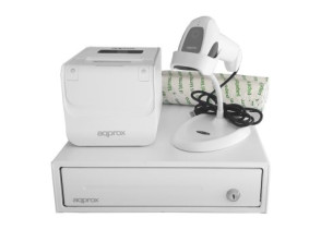 Añadir a la cesta Kit TPV Approx Cajón Blanco + Escáner LS11ASWH + Impresora POS80AMUSEWH + Papel CYT8060BPA Kit TPV Approx Cajón Blanco + Escáner LS11ASWH + Impresora POS80AMUSEWH + Papel CYT8060BPA