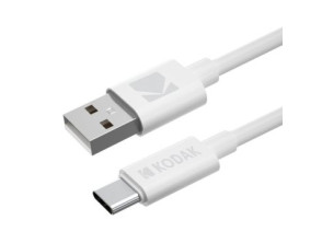 Añadir a la cesta Cable USB-A a USB-C 1M Blanco Kodak Cable USB-A a USB-C 1M Blanco Kodak
