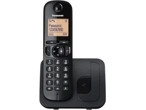 Panasonic KX-TGC250SPW Teléfono Inalámbrico Negro