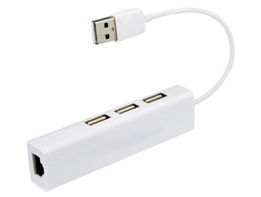 Adaptador LAN multifuncional USB 3-Port HUB para Macbook