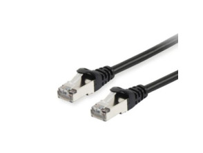 LATIGUILLO APANTALLADO CAT.6A S/FTP LSOH 3M COLOR NEGRO - Marca Equip