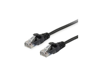 Latiguillo de Red U/UTP Cat. 6 0.5m Negro