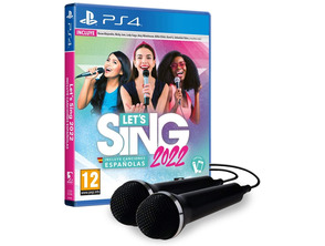 Let's Sing 2022 + 2 Micrófonos PS4