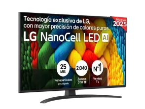 LG AI 43NANO81A6A 43 4K Ultra HD NanoCell Smart TV Negro