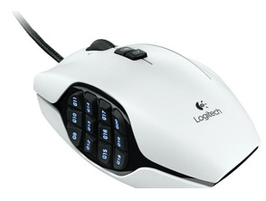 Logitech G600 MMO Gaming Mouse Blanco